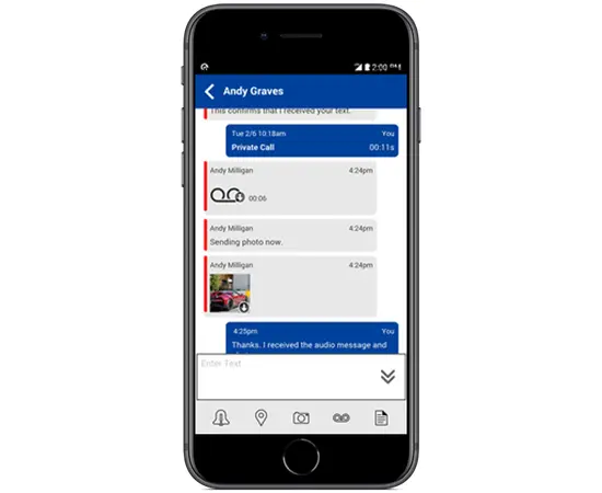 Motorola WAVE OnCloud Push-to-Talk app